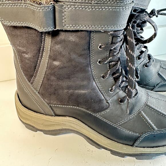 CLARKS Mazlin West womans fur‎ lined snow boots womans 9 M snowy weather - Picture 3 of 11